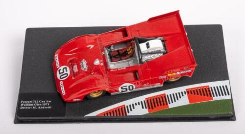 FERRARI 712: A 1:43 scale Ferrari 712, the number #50 Can Am race car from Watkins Glen as driven by Mario Andretti
