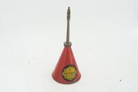 VALVESPOUT: A small conical 'Valvespout' leakproof oiler by Muller, England - 2