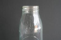 CALTEX: An original embossed Caltex one quart glass oil bottle&nbsp; - 8