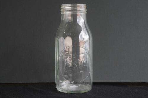 CASTROL: An original embossed Castrol 'Z' logo one quart glass oil bottle