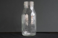 CASTROL: An original embossed Castrol 'Z' logo one quart glass oil bottle&nbsp;