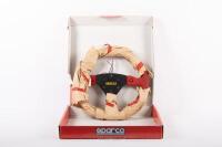 SPARCO: A Sparco&nbsp;racing steering wheel, type 330, colour Rossi Marco, 33cm wide
