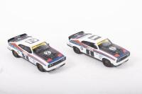 FALCON: A set of two 1:43 scale Trax Ford Falcon XC Hardtop commemorating the exciting 1977 Bathurst finish, TRS10, in fitted box - 2