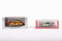 PORSCHE MOTORSPORT: Two 1:43 scale Porsche motorsport models in boxes