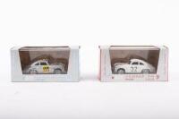 PORSCHE 356: Two Brumm 1:43 scale Porsche 356 models in original boxes