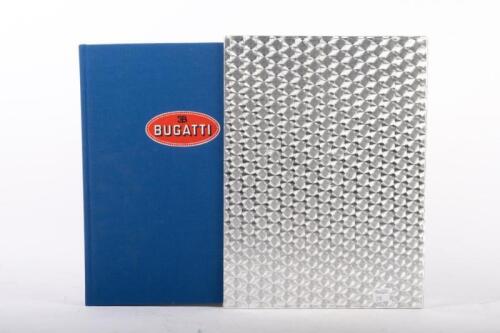 BUGATTI MAGNUM: 'BUGATTI MAGNUM' book by Hugh Conway with Maurice Sauzay, Limited Edition with the brass Chassis Number Plate engraved 'No.1184' on the slipcase