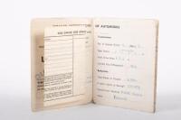 PORSCHE 906: A CAMS vehicle log book for 1967 Porsche 906, chassis number 906009, engine number 901009, owned by Alan Hamilton, book issued in 1971 - 2
