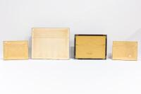 ALAN HAMILTON: Four framed & glazed photographs of different sizes of Alan Hamilton driving a racing car with exposed chassis - 6