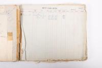 HAMILTON GROUP: A rare and important Hamilton Porsche Group original delivery book containing vehicle data entries starting from 1957 up to 1963, also includes some business correspondence mainly from the same timeframe - 2