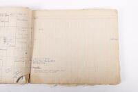HAMILTON GROUP: A rare and important Hamilton Porsche Group original delivery book containing vehicle data entries starting from 1957 up to 1963, also includes some business correspondence mainly from the same timeframe - 5