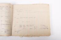 HAMILTON GROUP: A rare and important Hamilton Porsche Group original delivery book containing vehicle data entries starting from 1957 up to 1963, also includes some business correspondence mainly from the same timeframe - 7