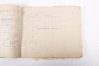 HAMILTON GROUP: A rare and important Hamilton Porsche Group original delivery book containing vehicle data entries starting from 1957 up to 1963, also includes some business correspondence mainly from the same timeframe - 9