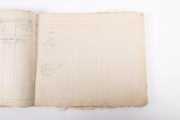 HAMILTON GROUP: A rare and important Hamilton Porsche Group original delivery book containing vehicle data entries starting from 1957 up to 1963, also includes some business correspondence mainly from the same timeframe - 11