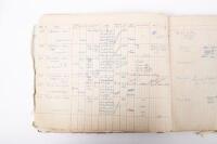 HAMILTON GROUP: A rare and important Hamilton Porsche Group original delivery book containing vehicle data entries starting from 1957 up to 1963, also includes some business correspondence mainly from the same timeframe - 14