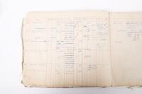 HAMILTON GROUP: A rare and important Hamilton Porsche Group original delivery book containing vehicle data entries starting from 1957 up to 1963, also includes some business correspondence mainly from the same timeframe - 16