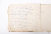 HAMILTON GROUP: A rare and important Hamilton Porsche Group original delivery book containing vehicle data entries starting from 1957 up to 1963, also includes some business correspondence mainly from the same timeframe - 20