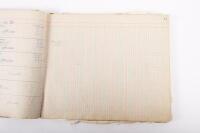 HAMILTON GROUP: A rare and important Hamilton Porsche Group original delivery book containing vehicle data entries starting from 1957 up to 1963, also includes some business correspondence mainly from the same timeframe - 21