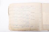 HAMILTON GROUP: A rare and important Hamilton Porsche Group original delivery book containing vehicle data entries starting from 1957 up to 1963, also includes some business correspondence mainly from the same timeframe - 22
