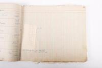 HAMILTON GROUP: A rare and important Hamilton Porsche Group original delivery book containing vehicle data entries starting from 1957 up to 1963, also includes some business correspondence mainly from the same timeframe - 23