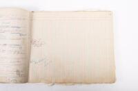 HAMILTON GROUP: A rare and important Hamilton Porsche Group original delivery book containing vehicle data entries starting from 1957 up to 1963, also includes some business correspondence mainly from the same timeframe - 27