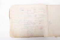 HAMILTON GROUP: A rare and important Hamilton Porsche Group original delivery book containing vehicle data entries starting from 1957 up to 1963, also includes some business correspondence mainly from the same timeframe - 28