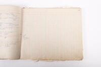 HAMILTON GROUP: A rare and important Hamilton Porsche Group original delivery book containing vehicle data entries starting from 1957 up to 1963, also includes some business correspondence mainly from the same timeframe - 29