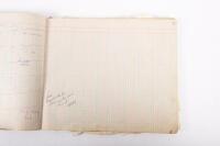HAMILTON GROUP: A rare and important Hamilton Porsche Group original delivery book containing vehicle data entries starting from 1957 up to 1963, also includes some business correspondence mainly from the same timeframe - 33