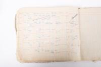 HAMILTON GROUP: A rare and important Hamilton Porsche Group original delivery book containing vehicle data entries starting from 1957 up to 1963, also includes some business correspondence mainly from the same timeframe - 34