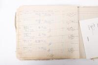 HAMILTON GROUP: A rare and important Hamilton Porsche Group original delivery book containing vehicle data entries starting from 1957 up to 1963, also includes some business correspondence mainly from the same timeframe - 36