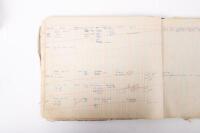 HAMILTON GROUP: A rare and important Hamilton Porsche Group original delivery book containing vehicle data entries starting from 1957 up to 1963, also includes some business correspondence mainly from the same timeframe - 38