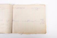 HAMILTON GROUP: A rare and important Hamilton Porsche Group original delivery book containing vehicle data entries starting from 1957 up to 1963, also includes some business correspondence mainly from the same timeframe - 39