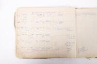 HAMILTON GROUP: A rare and important Hamilton Porsche Group original delivery book containing vehicle data entries starting from 1957 up to 1963, also includes some business correspondence mainly from the same timeframe - 40