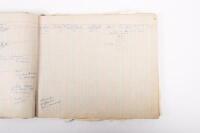 HAMILTON GROUP: A rare and important Hamilton Porsche Group original delivery book containing vehicle data entries starting from 1957 up to 1963, also includes some business correspondence mainly from the same timeframe - 41