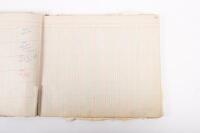 HAMILTON GROUP: A rare and important Hamilton Porsche Group original delivery book containing vehicle data entries starting from 1957 up to 1963, also includes some business correspondence mainly from the same timeframe - 43
