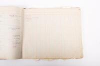 HAMILTON GROUP: A rare and important Hamilton Porsche Group original delivery book containing vehicle data entries starting from 1957 up to 1963, also includes some business correspondence mainly from the same timeframe - 49