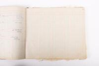 HAMILTON GROUP: A rare and important Hamilton Porsche Group original delivery book containing vehicle data entries starting from 1957 up to 1963, also includes some business correspondence mainly from the same timeframe - 53