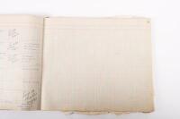 HAMILTON GROUP: A rare and important Hamilton Porsche Group original delivery book containing vehicle data entries starting from 1957 up to 1963, also includes some business correspondence mainly from the same timeframe - 59