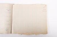 HAMILTON GROUP: A rare and important Hamilton Porsche Group original delivery book containing vehicle data entries starting from 1957 up to 1963, also includes some business correspondence mainly from the same timeframe - 64