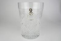 ICE BUCKET: A very finely cut twin-handled crystal ice bucket - 3