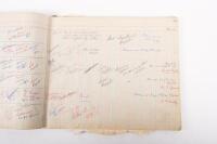 HAMILTON GROUP: A rare and important Hamilton Porsche Group original delivery book containing vehicle data entries starting from 1957 up to 1963, also includes some business correspondence mainly from the same timeframe - 78