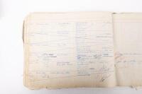 HAMILTON GROUP: A rare and important Hamilton Porsche Group original delivery book containing vehicle data entries starting from 1957 up to 1963, also includes some business correspondence mainly from the same timeframe - 79