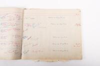 HAMILTON GROUP: A rare and important Hamilton Porsche Group original delivery book containing vehicle data entries starting from 1957 up to 1963, also includes some business correspondence mainly from the same timeframe - 82