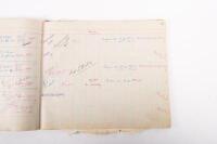 HAMILTON GROUP: A rare and important Hamilton Porsche Group original delivery book containing vehicle data entries starting from 1957 up to 1963, also includes some business correspondence mainly from the same timeframe - 86