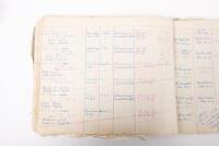 HAMILTON GROUP: A rare and important Hamilton Porsche Group original delivery book containing vehicle data entries starting from 1957 up to 1963, also includes some business correspondence mainly from the same timeframe - 91