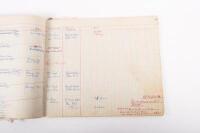 HAMILTON GROUP: A rare and important Hamilton Porsche Group original delivery book containing vehicle data entries starting from 1957 up to 1963, also includes some business correspondence mainly from the same timeframe - 96
