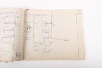 HAMILTON GROUP: A rare and important Hamilton Porsche Group original delivery book containing vehicle data entries starting from 1957 up to 1963, also includes some business correspondence mainly from the same timeframe - 98