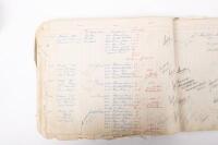 HAMILTON GROUP: A rare and important Hamilton Porsche Group original delivery book containing vehicle data entries starting from 1957 up to 1963, also includes some business correspondence mainly from the same timeframe - 103