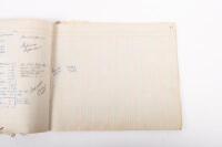HAMILTON GROUP: A rare and important Hamilton Porsche Group original delivery book containing vehicle data entries starting from 1957 up to 1963, also includes some business correspondence mainly from the same timeframe - 106