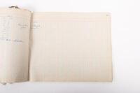HAMILTON GROUP: A rare and important Hamilton Porsche Group original delivery book containing vehicle data entries starting from 1957 up to 1963, also includes some business correspondence mainly from the same timeframe - 112