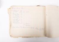 HAMILTON GROUP: A rare and important Hamilton Porsche Group original delivery book containing vehicle data entries starting from 1957 up to 1963, also includes some business correspondence mainly from the same timeframe - 116